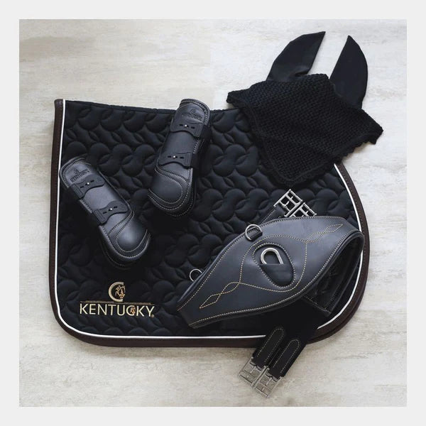Kentucky Horsewear - Tapis de selle noir avec logo