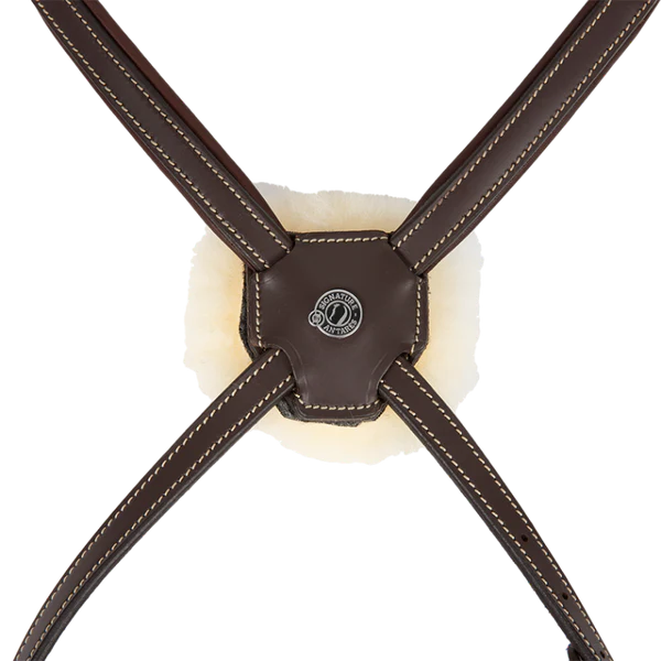 Antarès Sellier - Bridon Signature muserolle croisée têtière anatomique marron