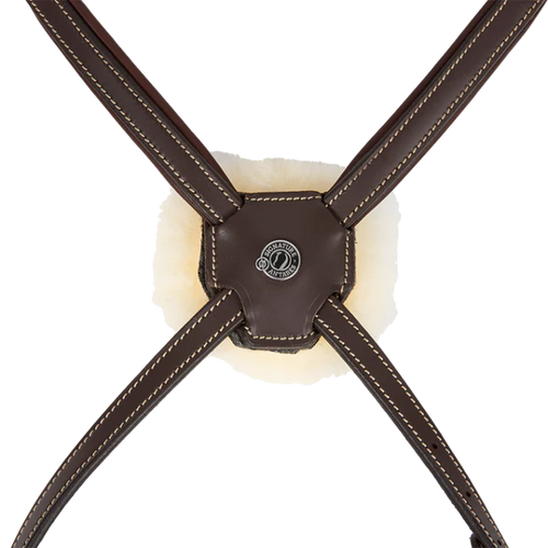 Antarès Sellier - Bridon Signature muserolle croisée têtière anatomique marron
