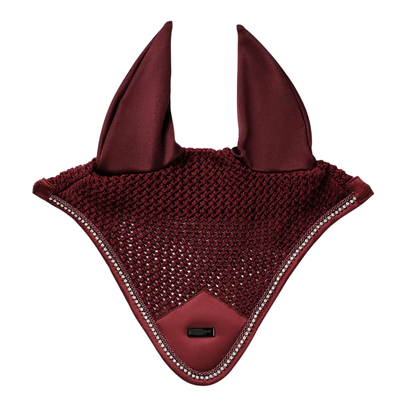Equestrian Stockholm - Bonnet pour chevaux Modern Crystal bordeaux