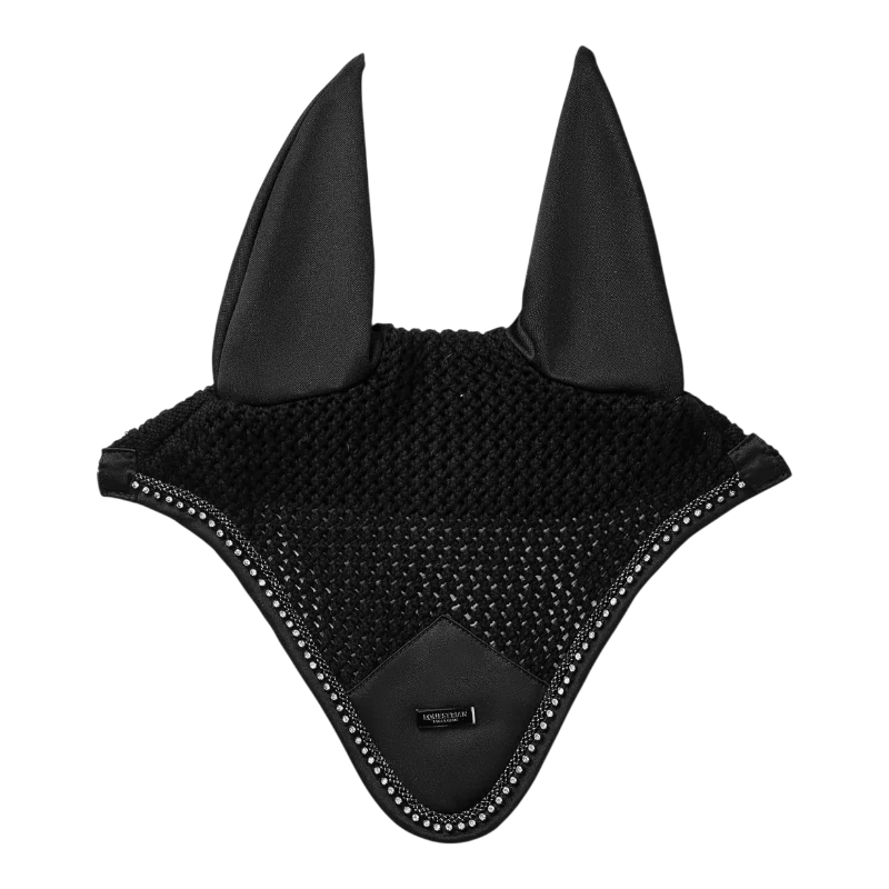 Equestrian Stockholm - Bonnet pour chevaux Modern Crystal noir