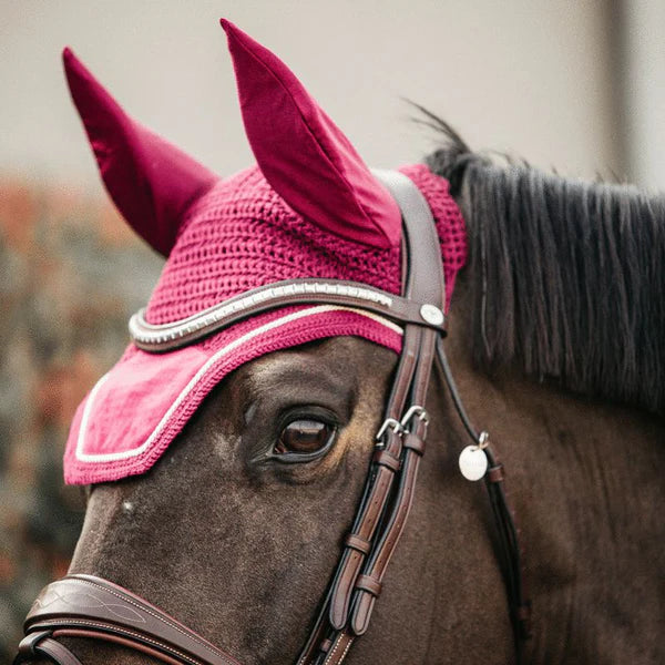 Kentucky Horsewear - Bonnet Wellington velvet fuchsia