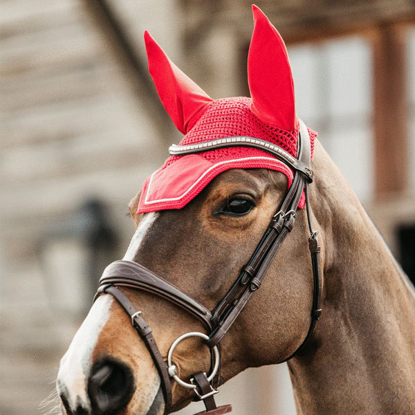 Kentucky Horsewear - Bonnet Wellington velvet rouge