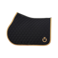 Cavalleria Toscana - Tapis de selle Circular Quilted noir/ mocca
