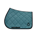 Cavalleria Toscana - Tapis de selle Diamond Quilted Jersey peacook green