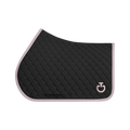 Cavalleria Toscana - Tapis de selle Circular Quilted noir/ violet ice