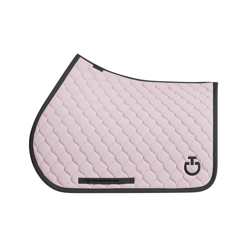 Cavalleria Toscana - Tapis de selle Circular Quilted violet ice/ noir