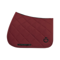 Cavalleria Toscana - Tapis de selle Diamond Quilted Jersey bordeaux
