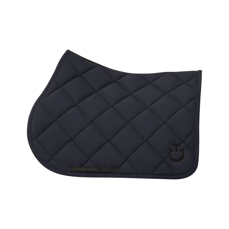 Cavalleria Toscana - Tapis de selle Diamond Quilted Jersey ocean blue