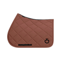 Cavalleria Toscana - Tapis de selle Diamond Quilted Jersey terre de sienne