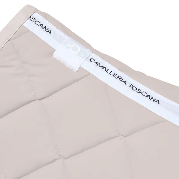 Cavalleria Toscana - Tapis de selle Diamond Quilted Jersey vanille