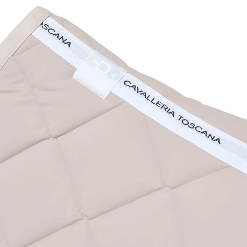 Cavalleria Toscana - Tapis de selle Diamond Quilted Jersey vanille