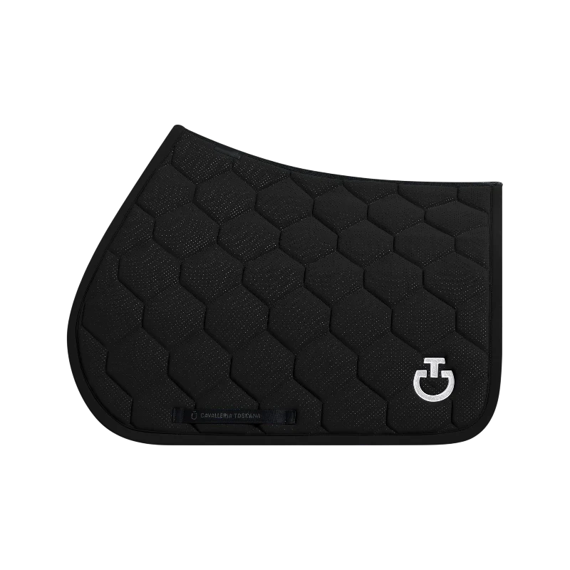 Cavalleria Toscana - Tapis de selle Quilted Jersey noir