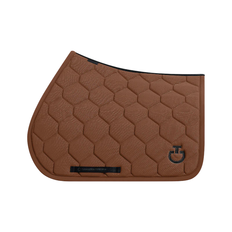 Cavalleria Toscana - Tapis de selle Quilted Jersey terre de sienne