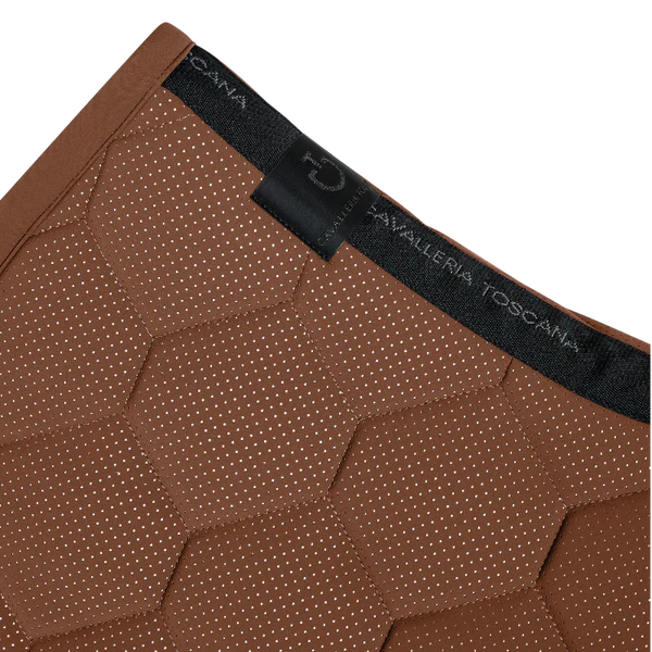 Cavalleria Toscana - Tapis de selle Quilted Jersey terre de sienne