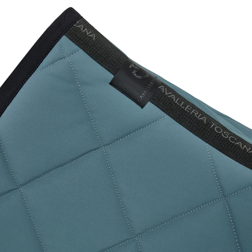 Cavalleria Toscana - Tapis de selle Diamond Quilted Jersey peacook green