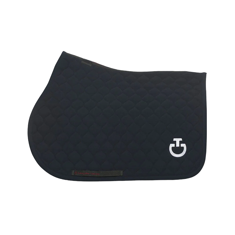 Cavalleria Toscana - Tapis de selle Circular Quilted Dark Blue