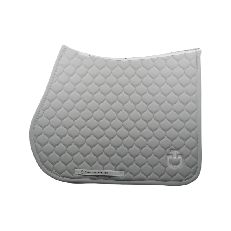 Cavalleria Toscana - Tapis de selle Circular Quilted light grey
