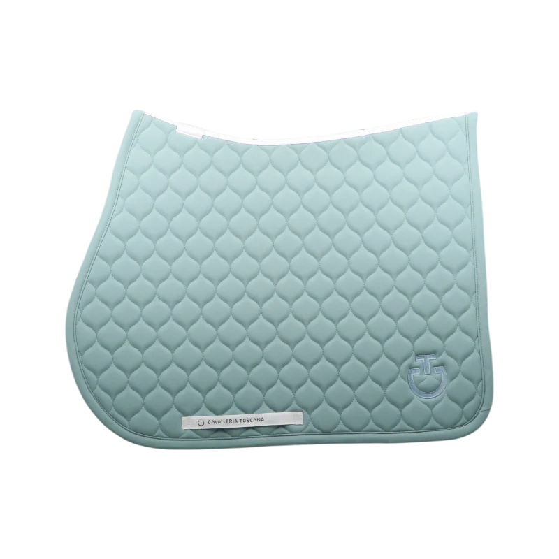 Cavalleria Toscana - Tapis de selle Circular Quilted mint greenCavalleria Toscana - Tapis de selle Circular Quilted mint green