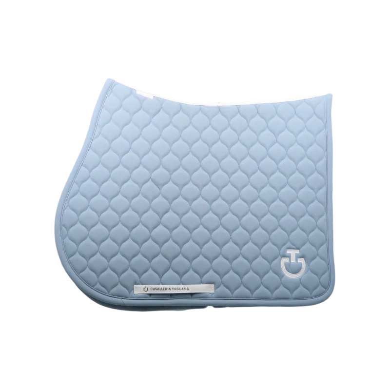 Cavalleria Toscana - Tapis de selle Circular Quilted sky blue