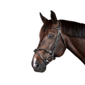 Dyon - Bridon tressé avec noseband amovible New English Collection noir