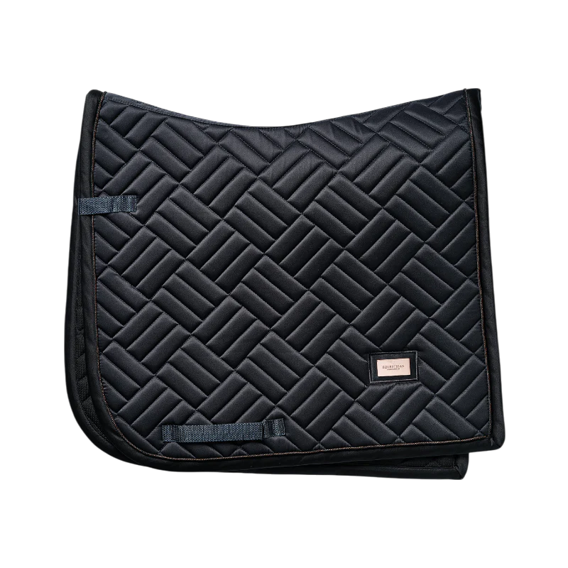 Equestrian Stockholm - Tapis de dressage Modern Dark Ocean marine