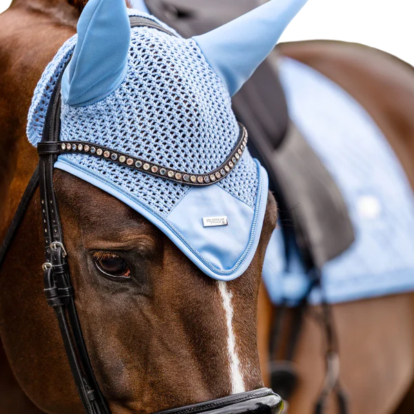 Equestrian Stockholm - Bonnet pour chevaux Modern midsummer blue