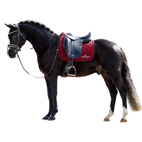 Equestrian Stockholm - Tapis de dressage Line bordeaux
