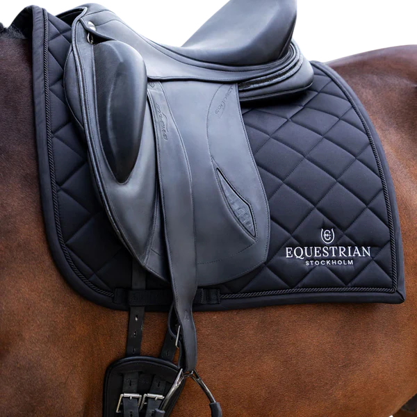 Equestrian Stockholm - Tapis de dressage Line noir