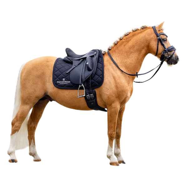 Equestrian Stockholm - Tapis de dressage Line noir