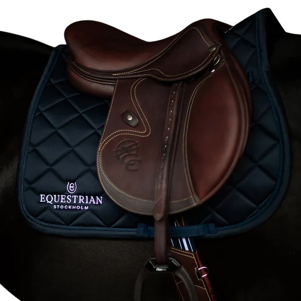 Equestrian Stockholm - Tapis de selle Line midnight blue