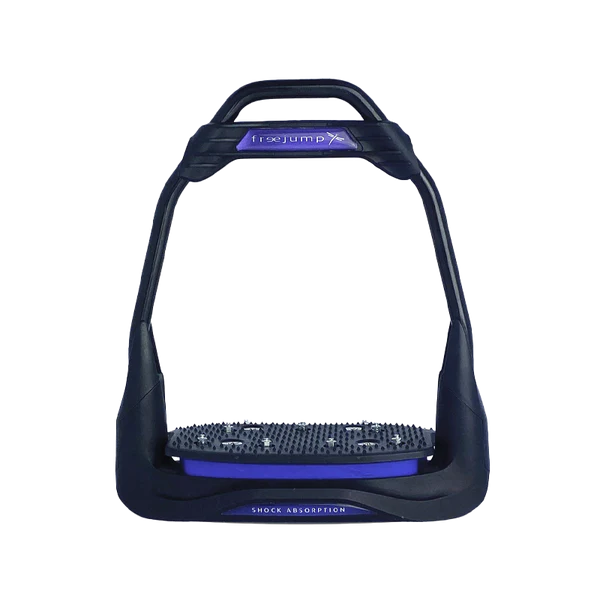 Freejump - Étriers Air's Full black plancher plat / oeil droit / marine