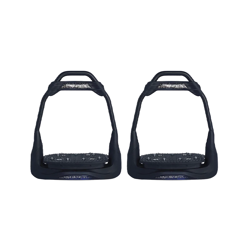 Freejump - Étriers Air's Full black plancher plat / oeil droit / silver Glitter édition