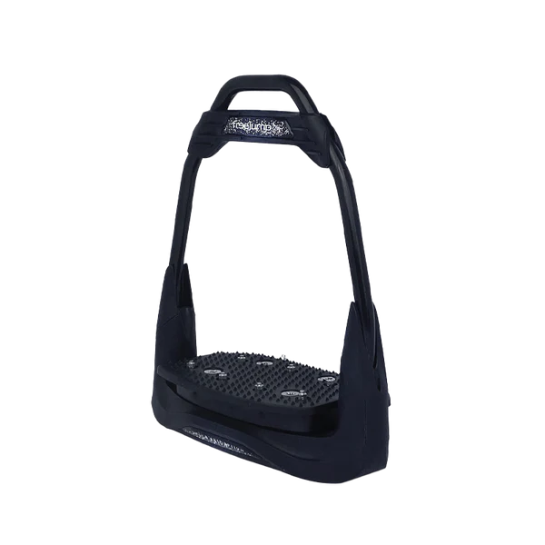 Freejump - Étriers Air's Full black plancher plat / oeil droit / silver Glitter édition