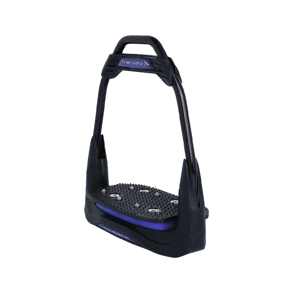 Freejump - Étriers Air's Full black plancher plat / oeil droit / marine