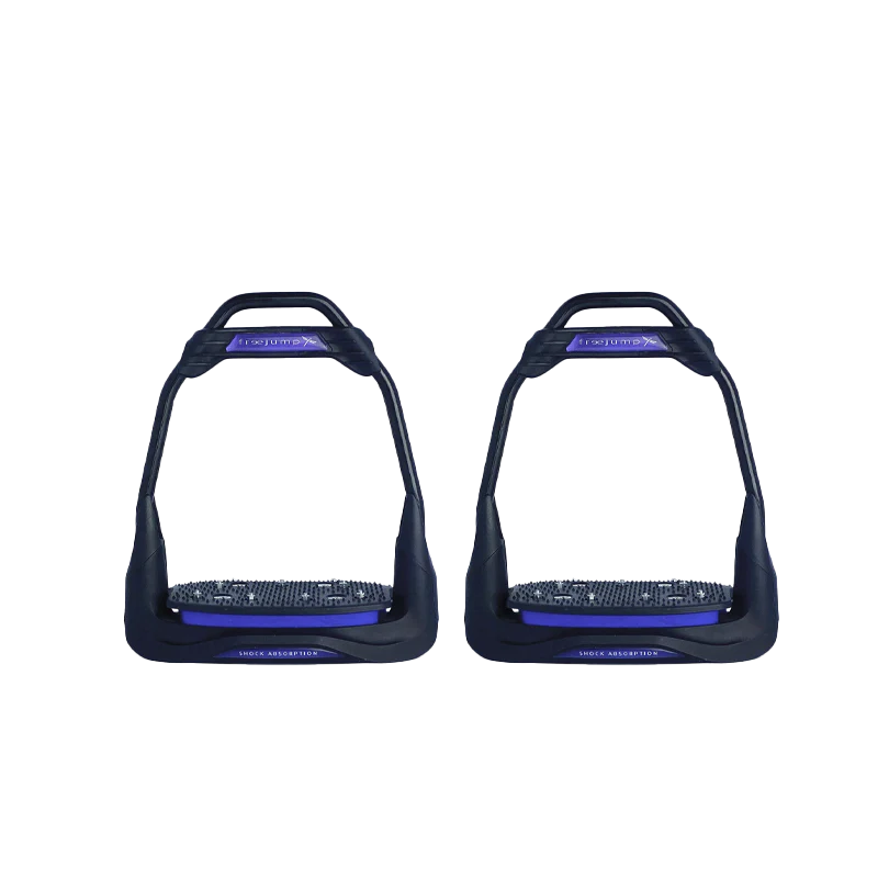Freejump - Étriers Air's Full black plancher plat / oeil droit / marine