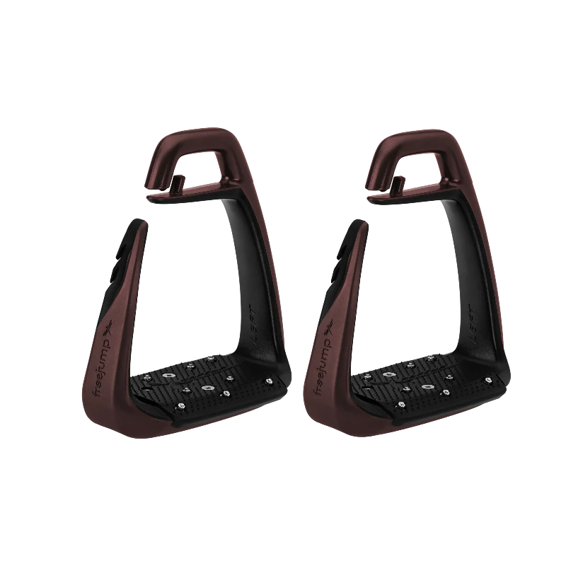 Freejump - Étriers Soft'Up Classic + pearl copper / noir