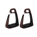 Freejump - Étriers Soft'Up Classic + pearl copper / noir