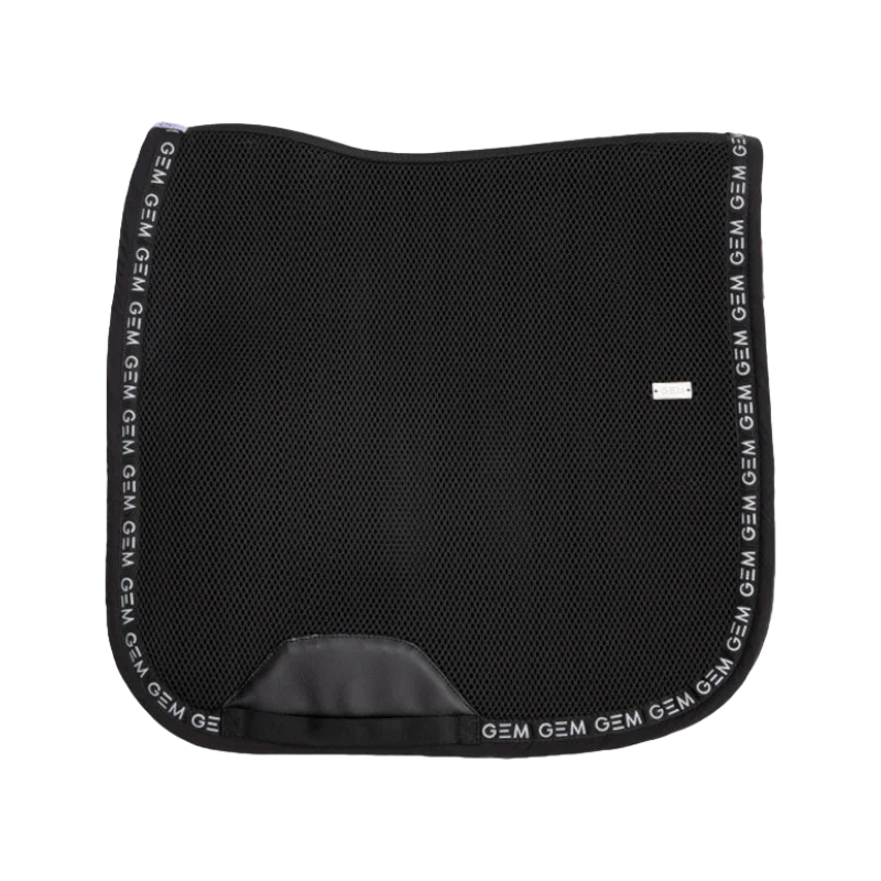 GEM - Tapis de dressage Mesh grip noir/ silver