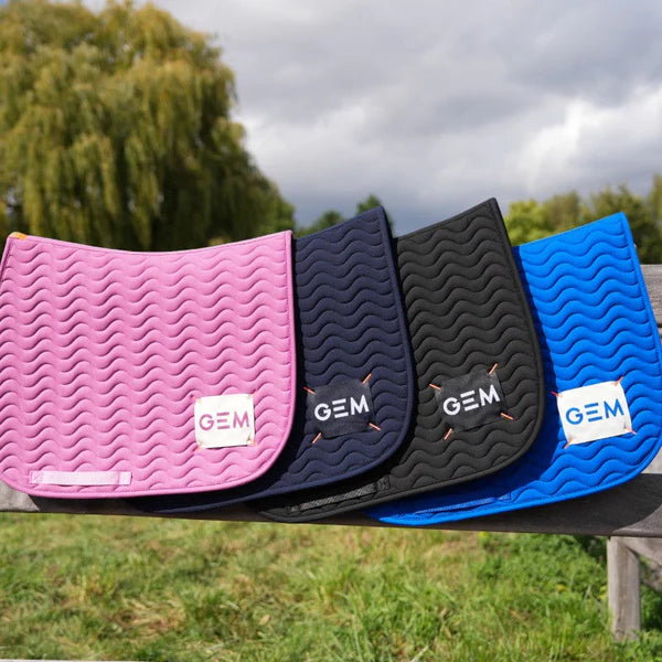 GEM - Tapis de selle Touc Touc noir