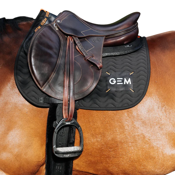 GEM - Tapis de selle Touc Touc noir