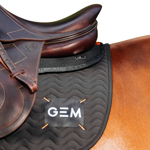 GEM - Tapis de selle Touc Touc noir