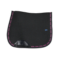 GEM - Tapis de selle mesh noir/ rose