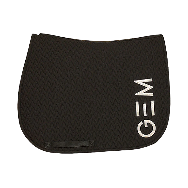 GEM - Tapis de selle Ten noir