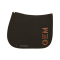 GEM - Tapis de selle Ten noir/ orange corail