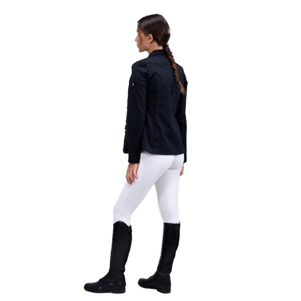 Harcour - Pack veste de concours femme Kanji noir + Airbag