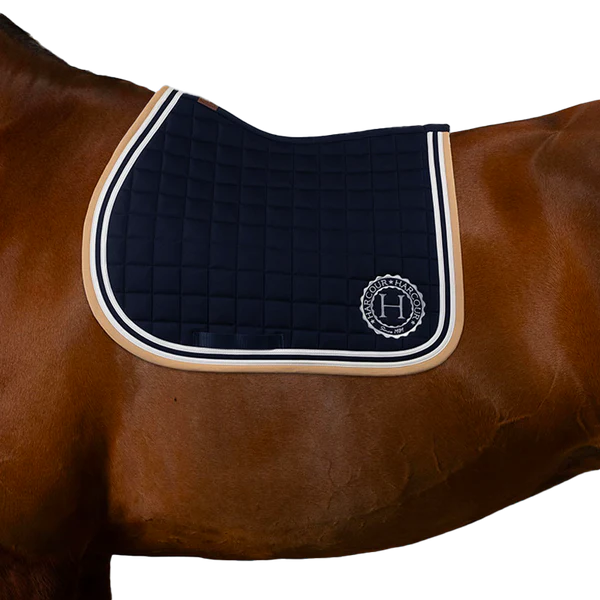 Harcour - Tapis de selle Soft marine