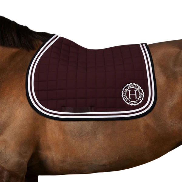 Harcour - Tapis de selle Soft aubergine