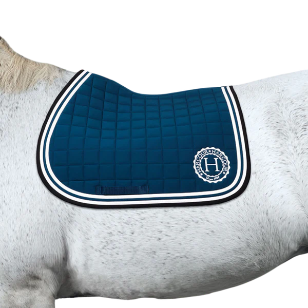 Harcour - Tapis de selle Soft bleu lagon