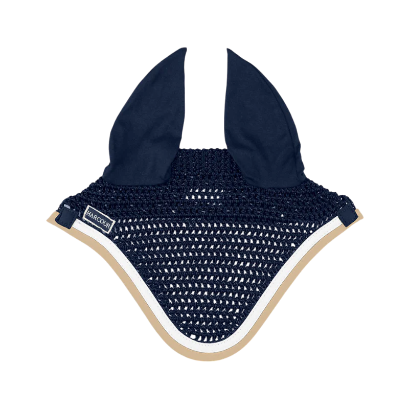 Harcour - Bonnet pour chevaux Feeby marine